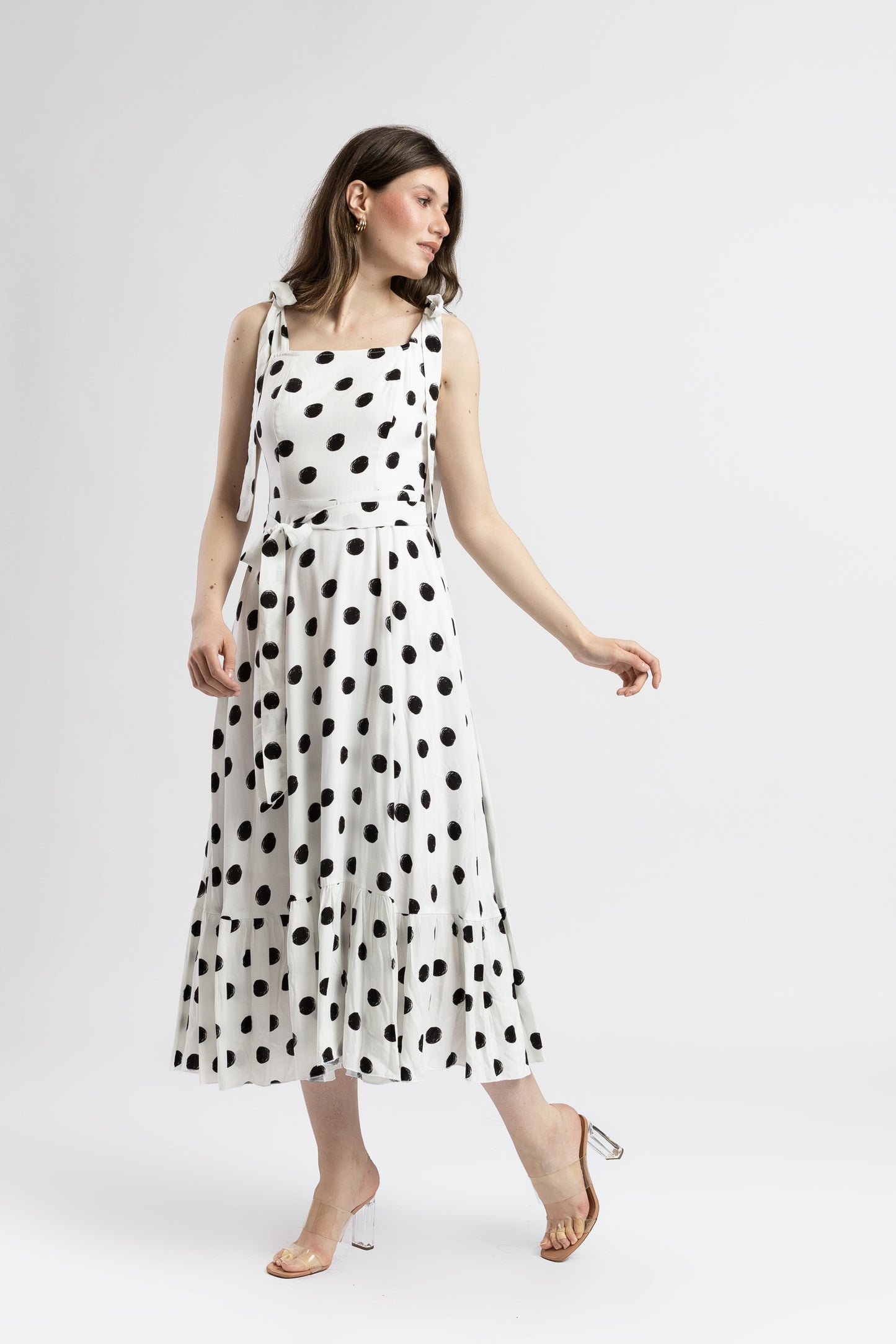 Rochie Midi cu Buline