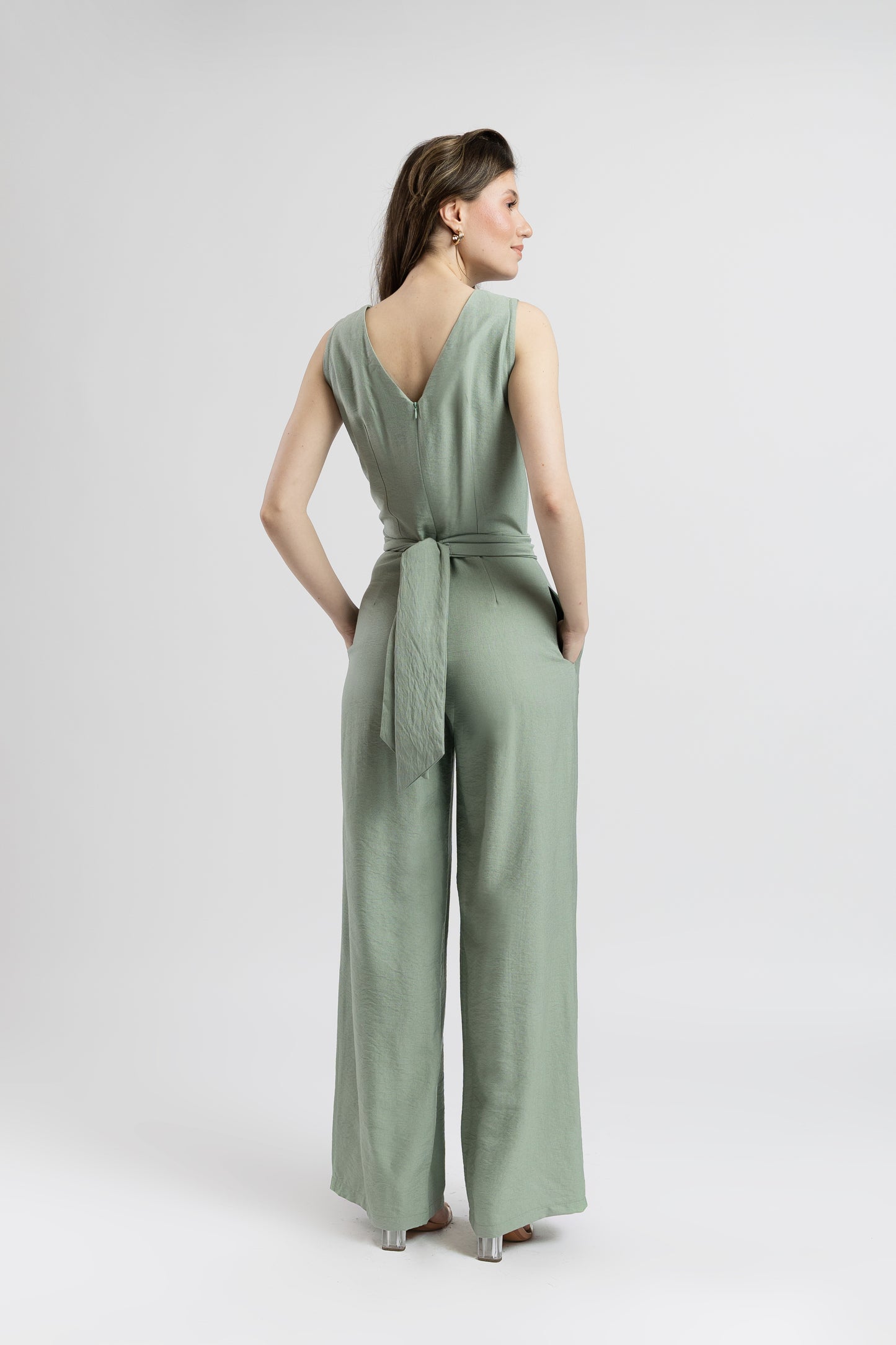 Salopetă Din Vâscoză Effortless Grace