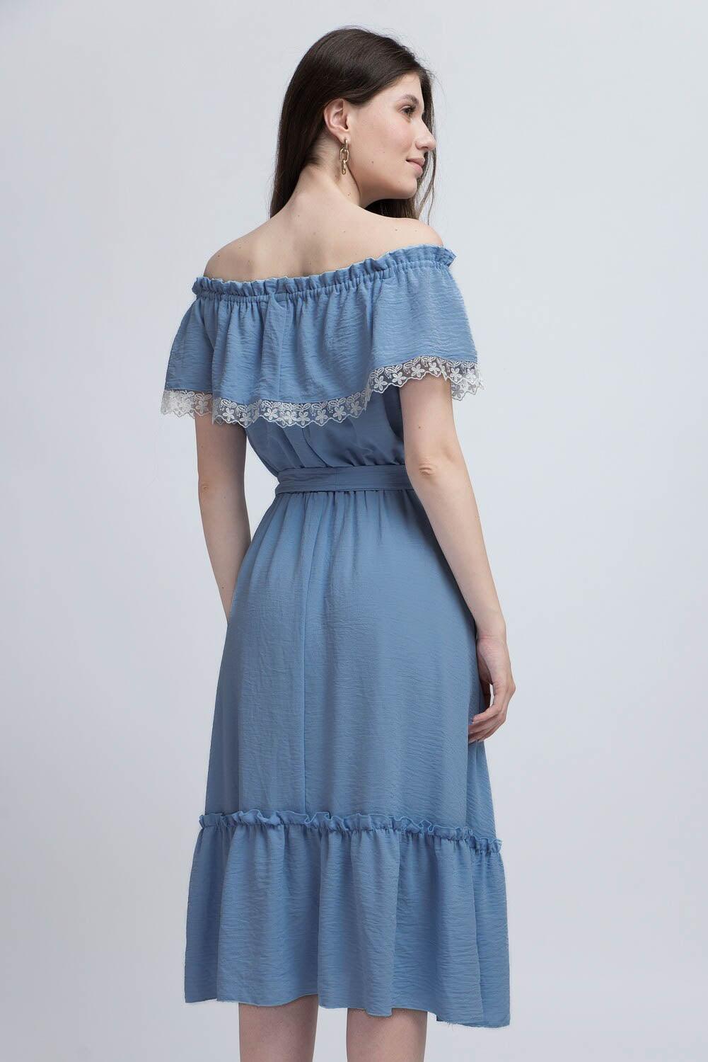 Rochie cu Inserții din Dantelă - Sissel