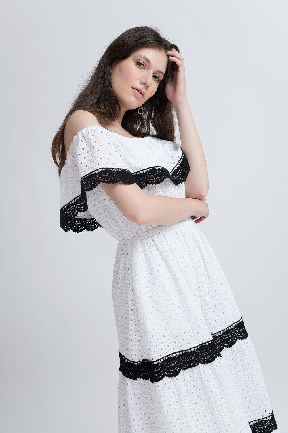Rochie din Bumbac Perforat - Sissel