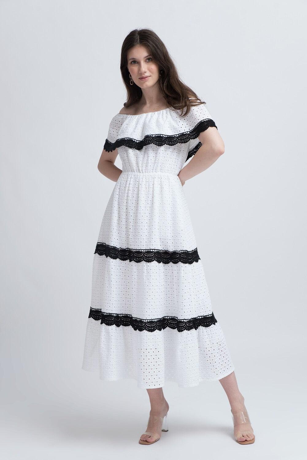 Rochie din Bumbac Perforat - Sissel