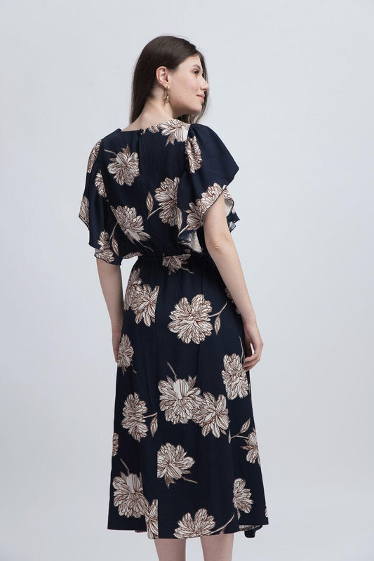 Rochie Florală din Vâscoză - Sissel