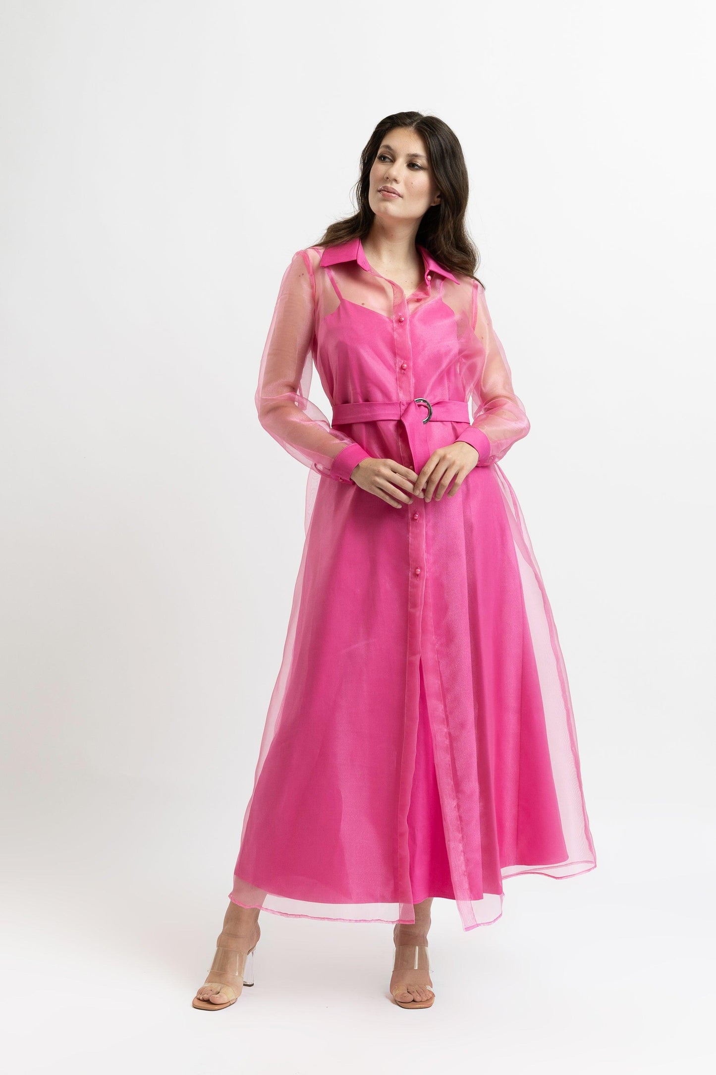 Set Jacheta din Organza + Rochie din Bumbac - Sissel