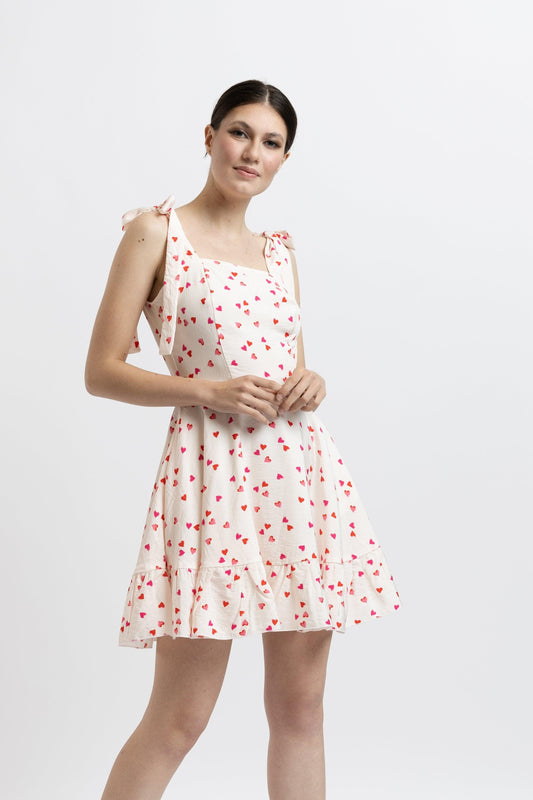 Rochie Scurta din Bumbac Satinat - Sissel