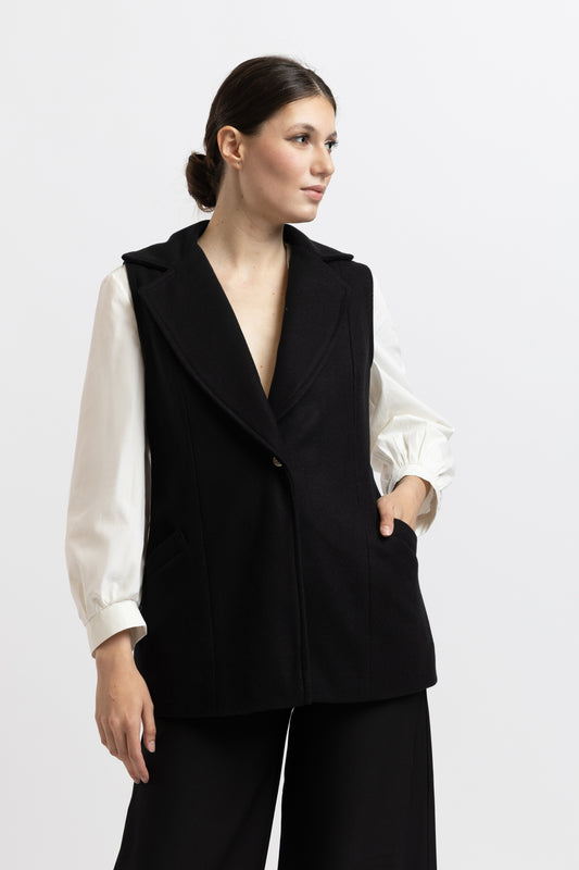 Vestă din Stofă - Sissel