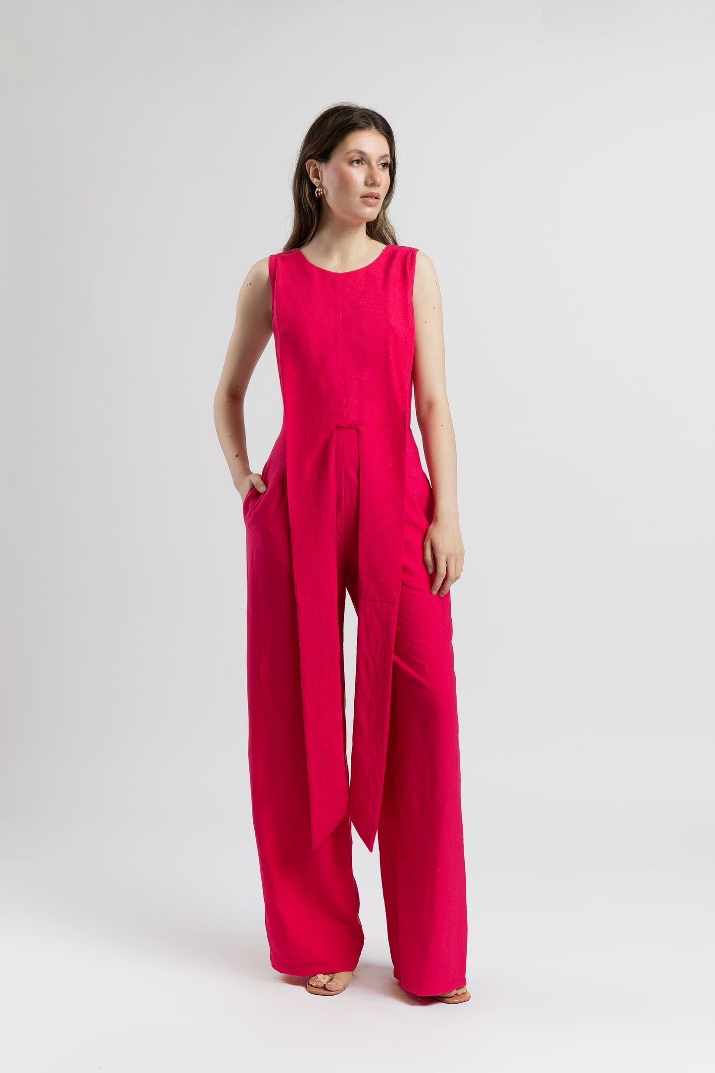 Salopetă Din Vâscoză Effortless Grace