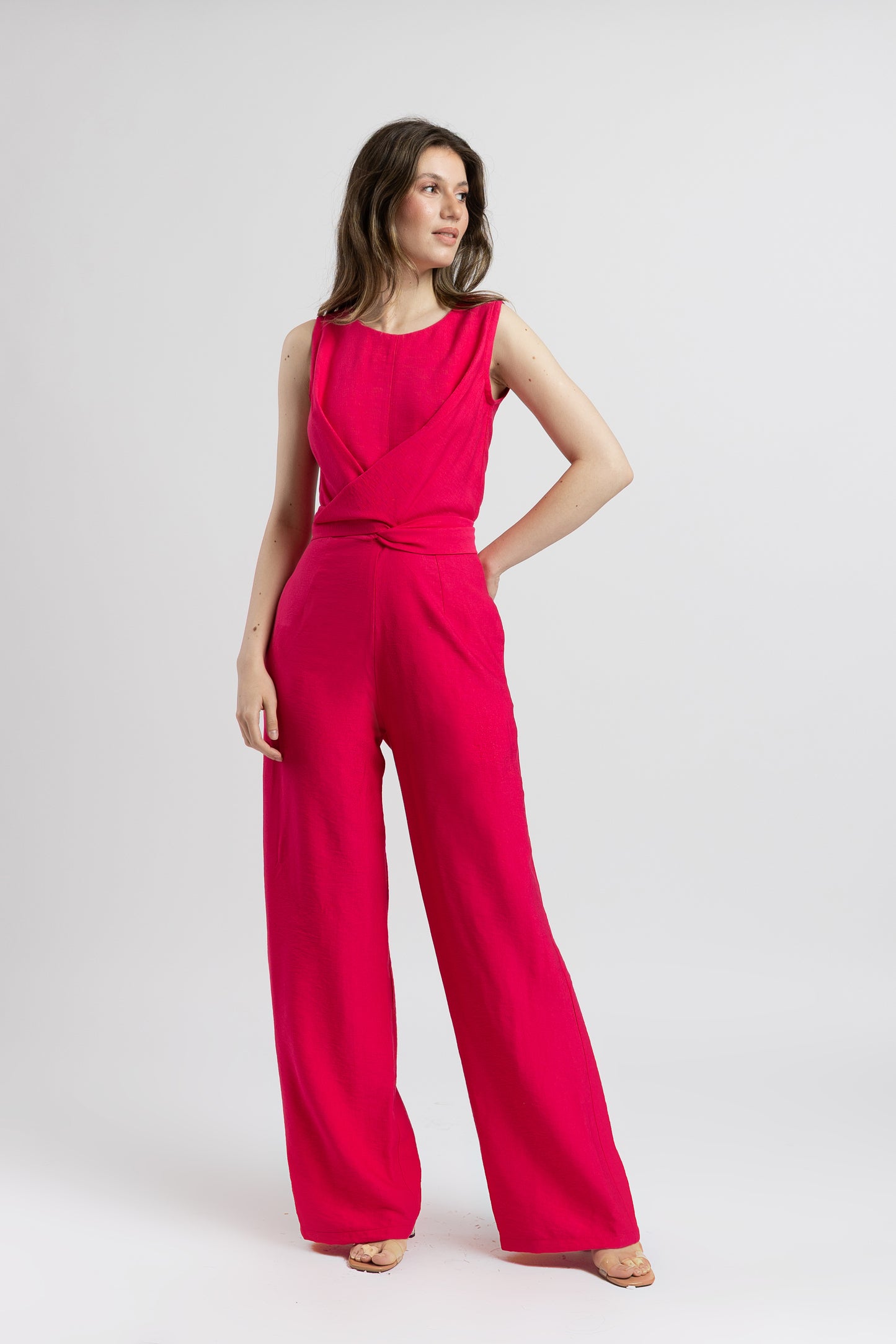 Salopetă Din Vâscoză Effortless Grace