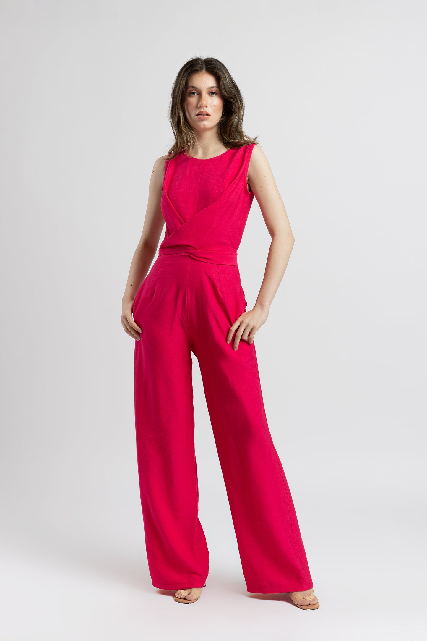 Salopetă Din Vâscoză Effortless Grace