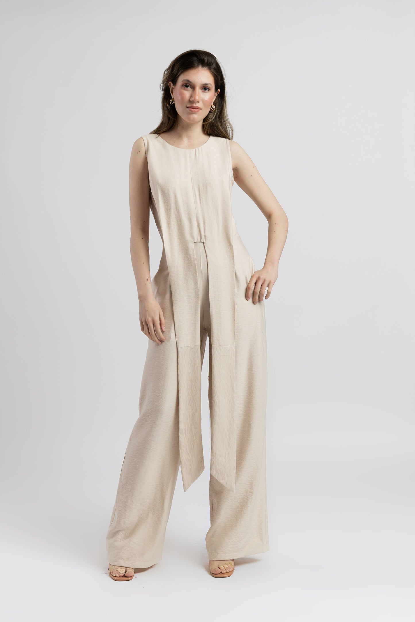 Salopetă Din Vâscoză Effortless Grace