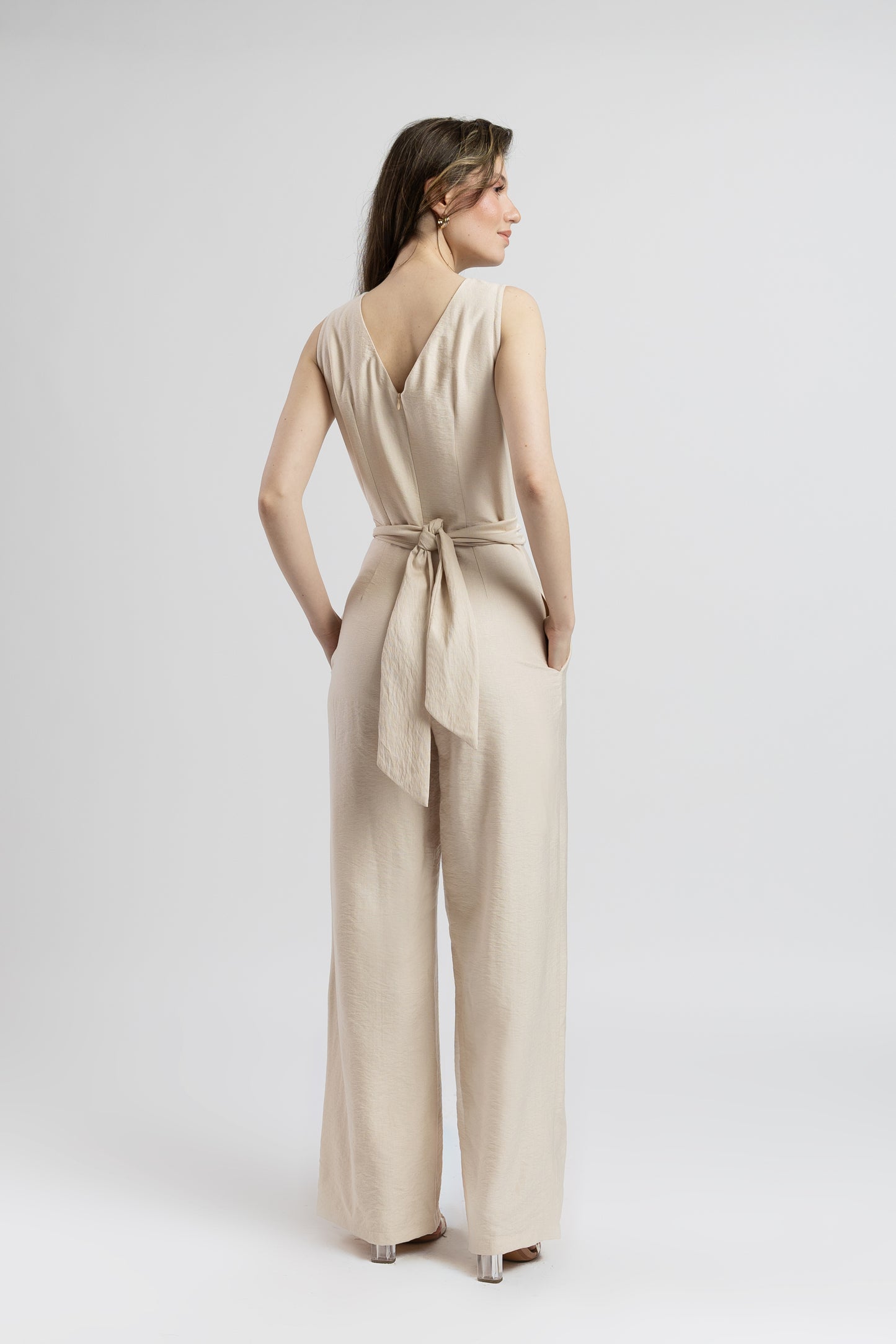 Salopetă Din Vâscoză Effortless Grace