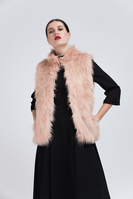 Vestă din Blană Artificială - Sissel