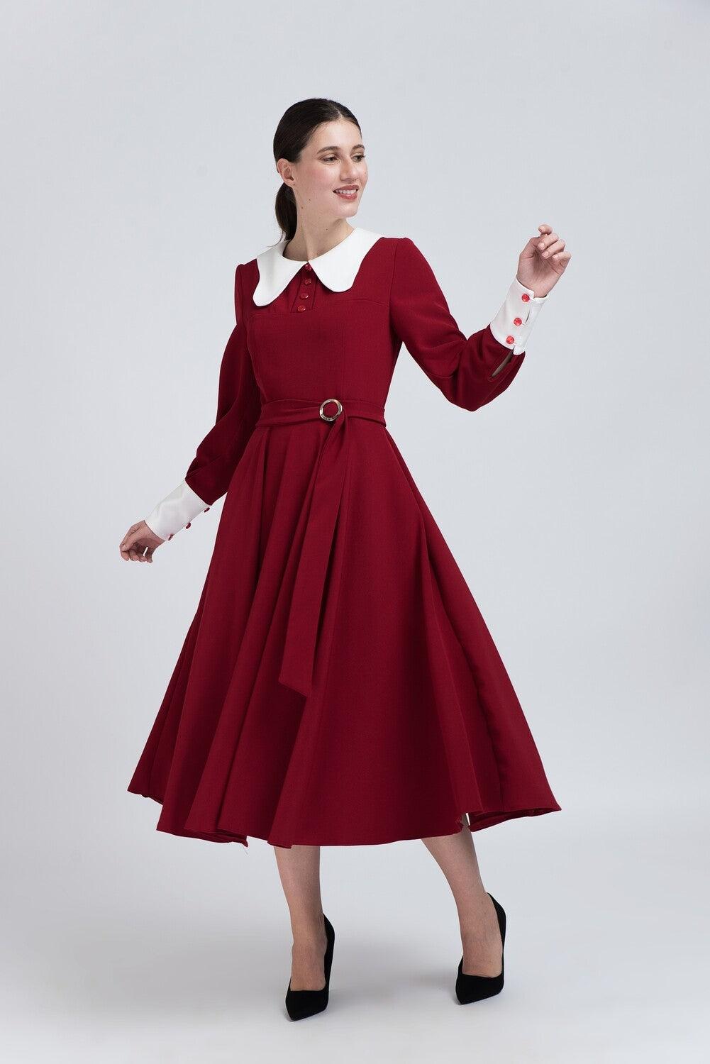 Rochie cu Croială în Cloș - Sissel