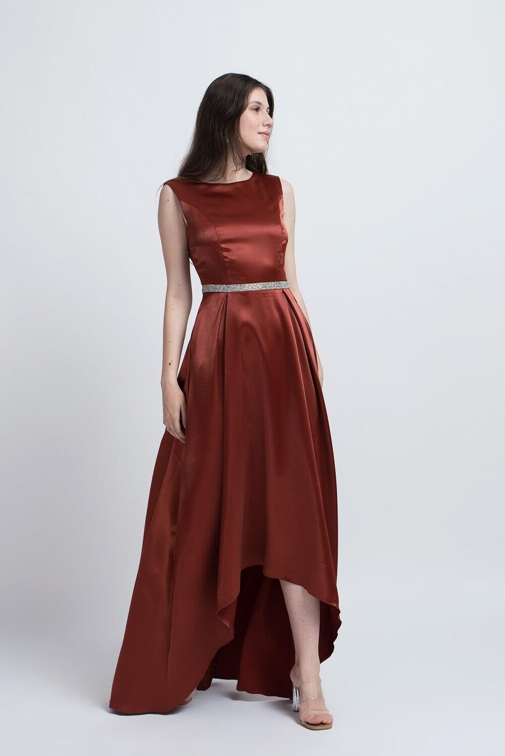 Rochie Asimetrică din Tafta - Sissel